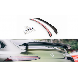 Накладка сплиттер на спойлер багажника на Mercedes AMG GT 63S 4D Coupe